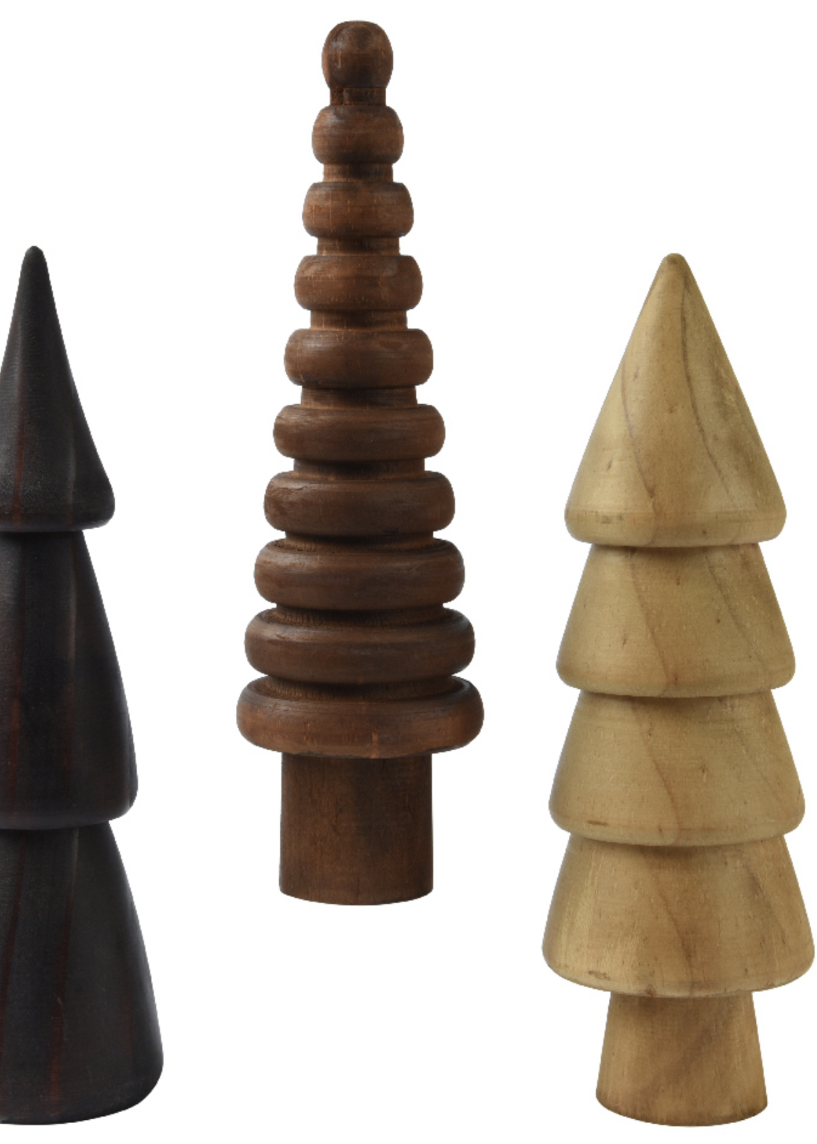 Decoris Wooden Tree 25cm 3 Styles - Price is for one