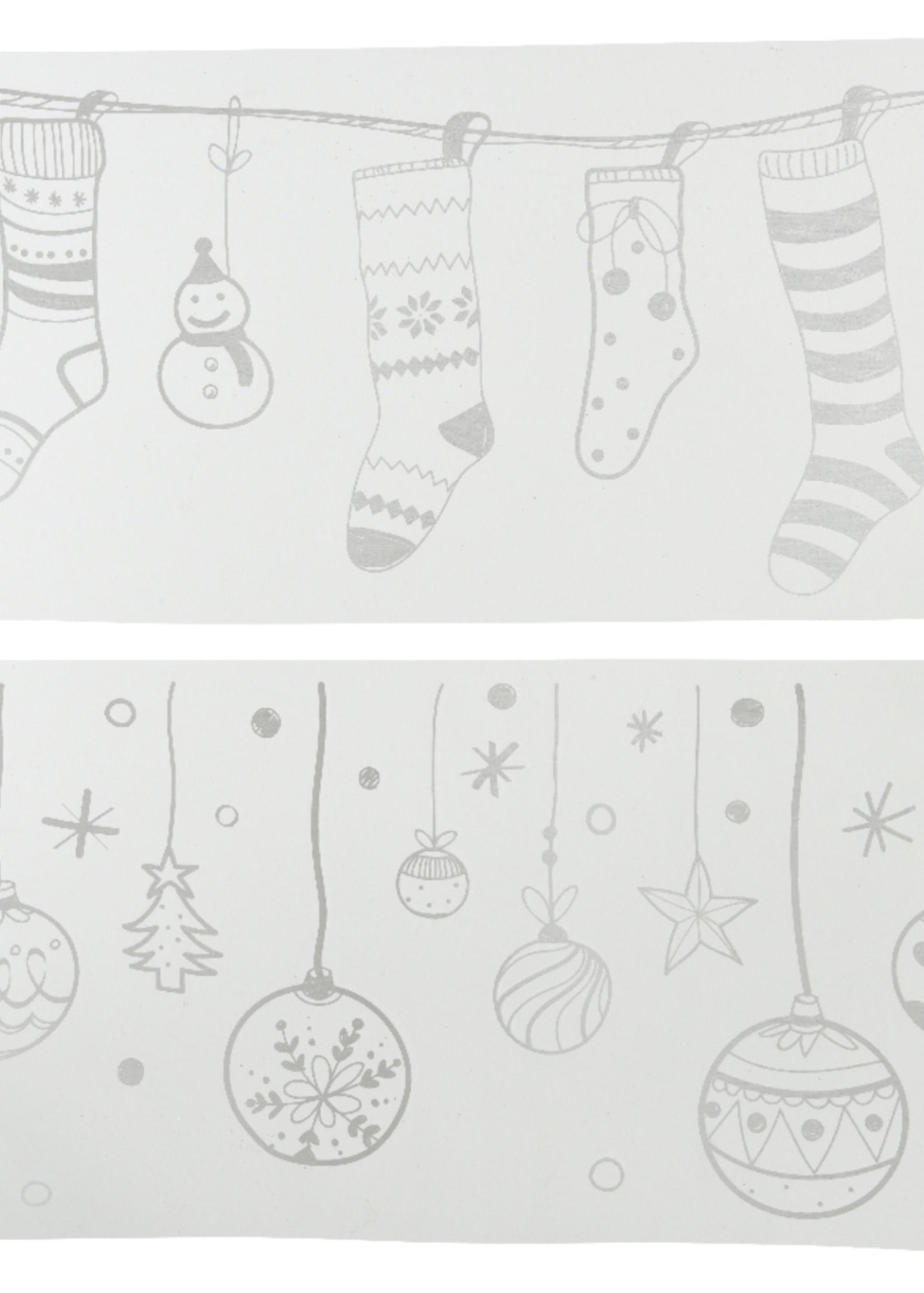 Decoris Window Christmas Sticker - 2 Styles (Price is for one)