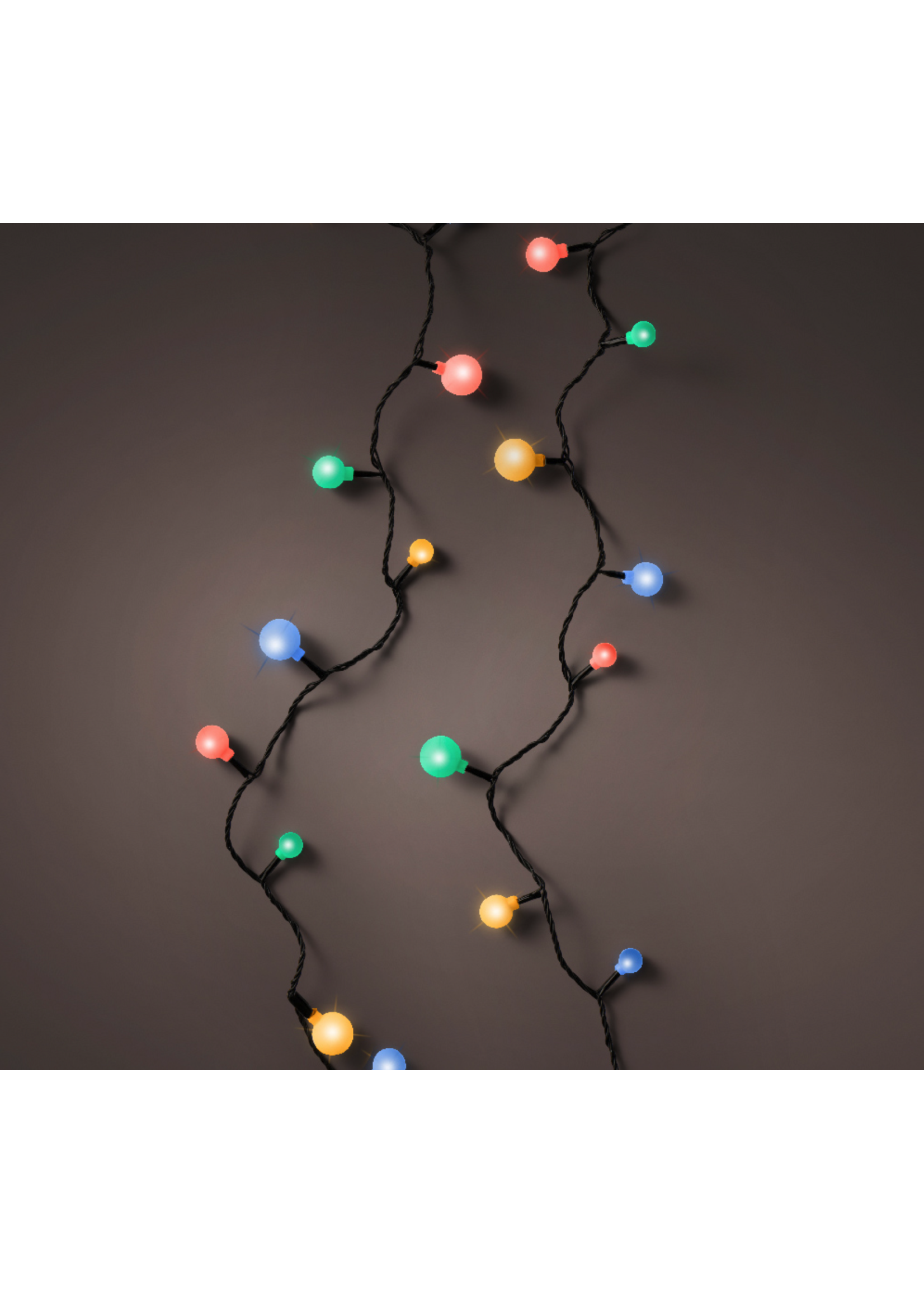 Lumineo Cherry Multi Coloured 120 Led Lights - Outdoor