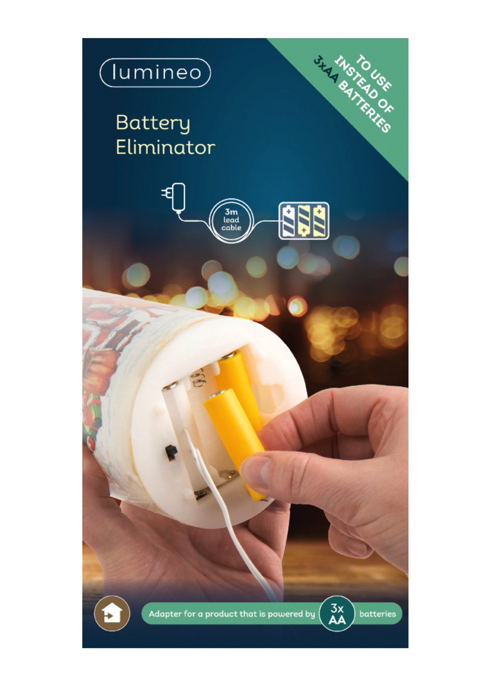 Lumineo Lumineo Battery Eliminator 3x AA