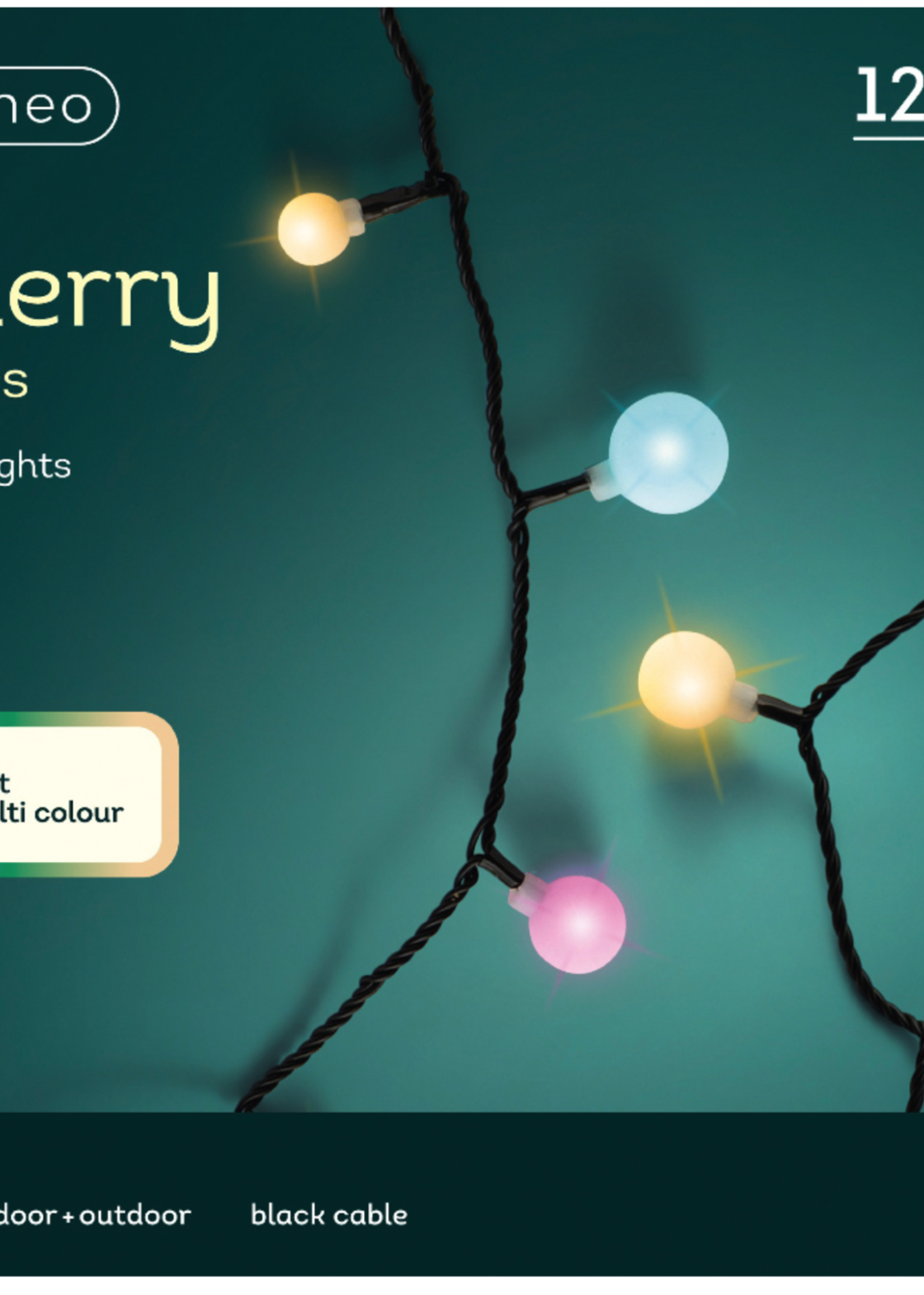Lumineo Cherry Soft Multi Coloured 120 LED Lights