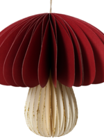 Decoris Hanging Paper Honeycomb Mushroom