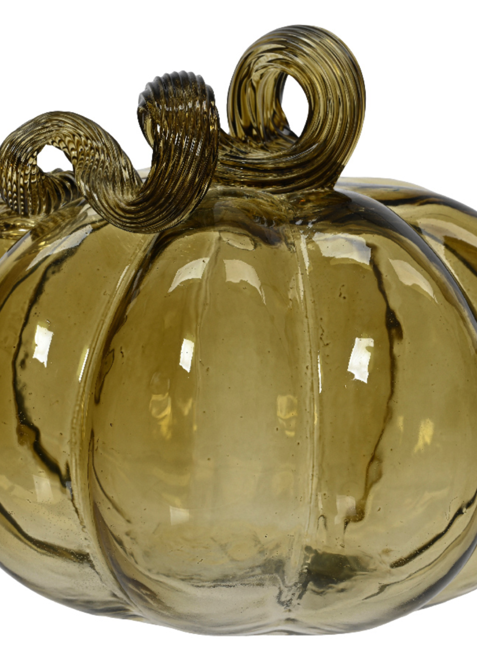 Decoris Green Pumpkin 15cm