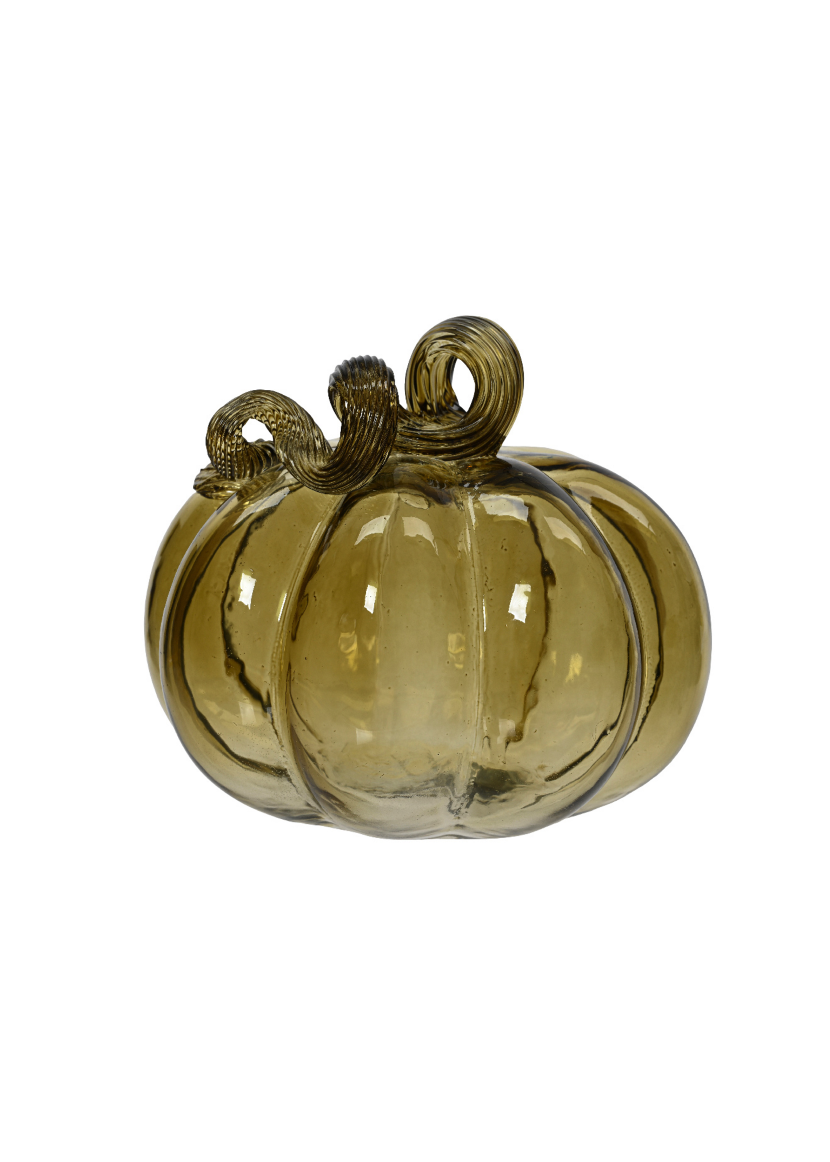 Decoris Green Pumpkin 15cm