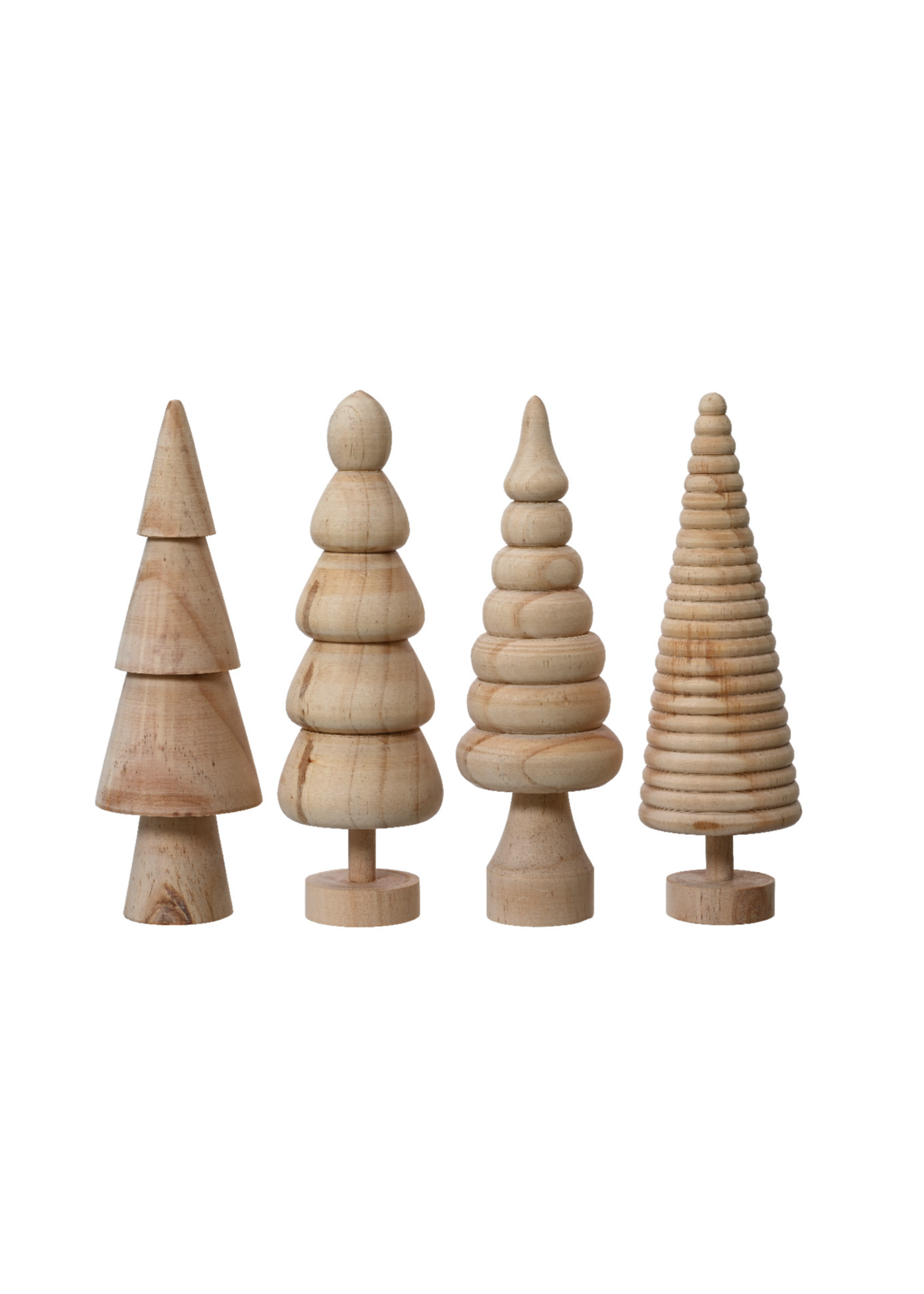 Decoris Wooden Tree Ornament 15cm (Price is for one)