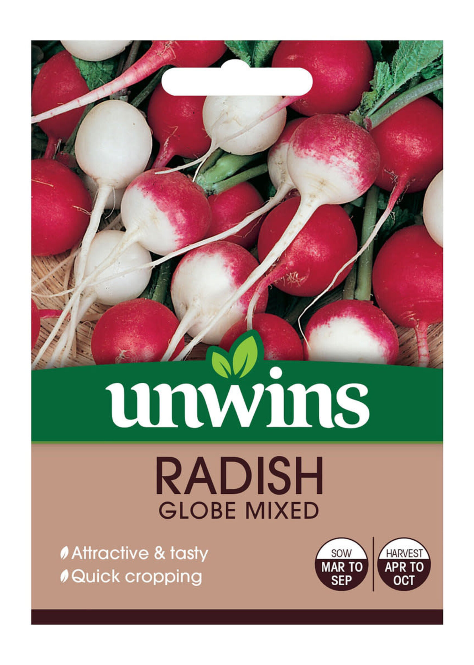 Unwins Radish - Globe mixed