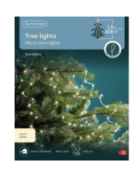 Lumineo Pin Lights 180 Warm White LED tree bunch