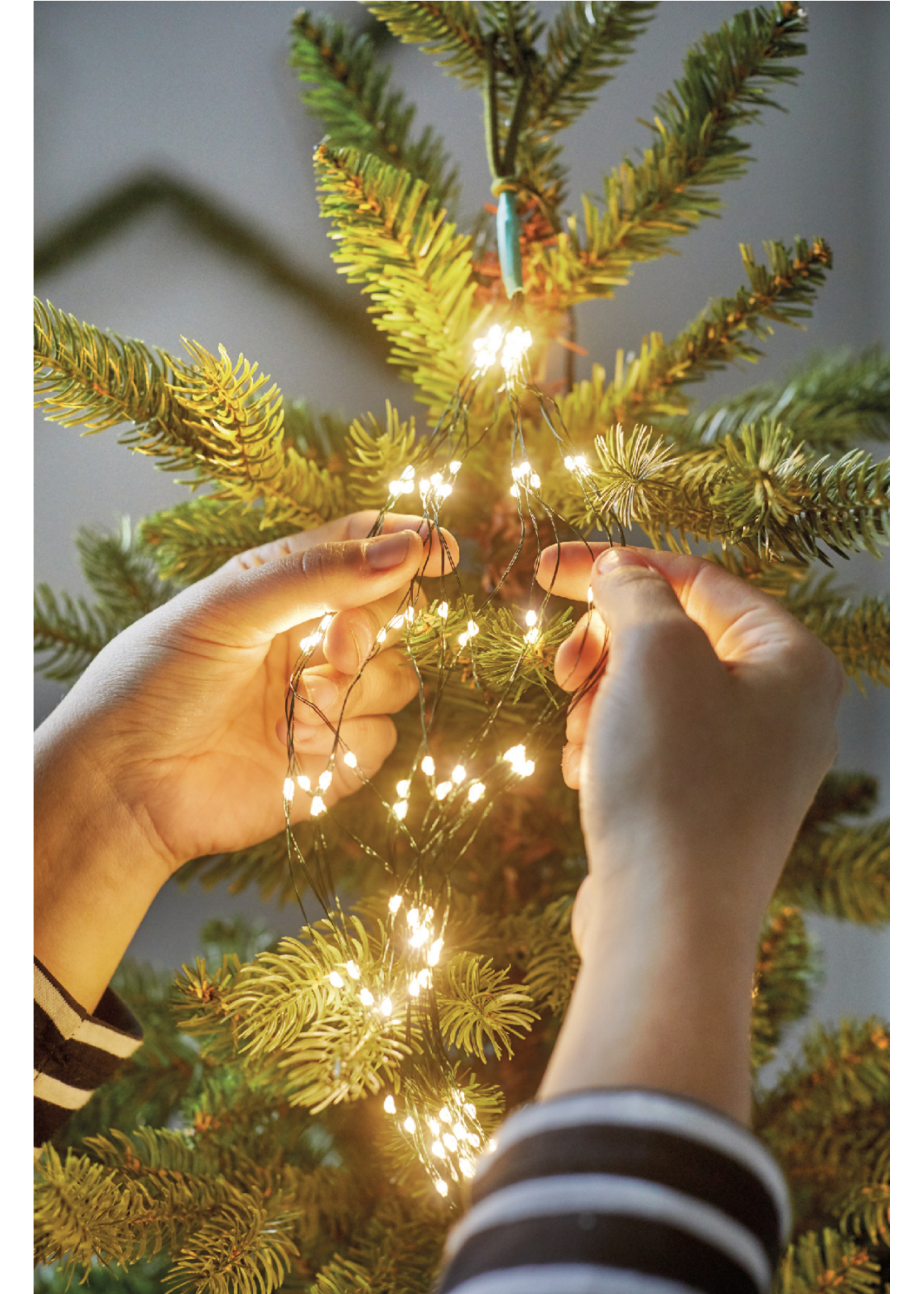 Lumineo Pin Lights 180 Warm White LED tree bunch