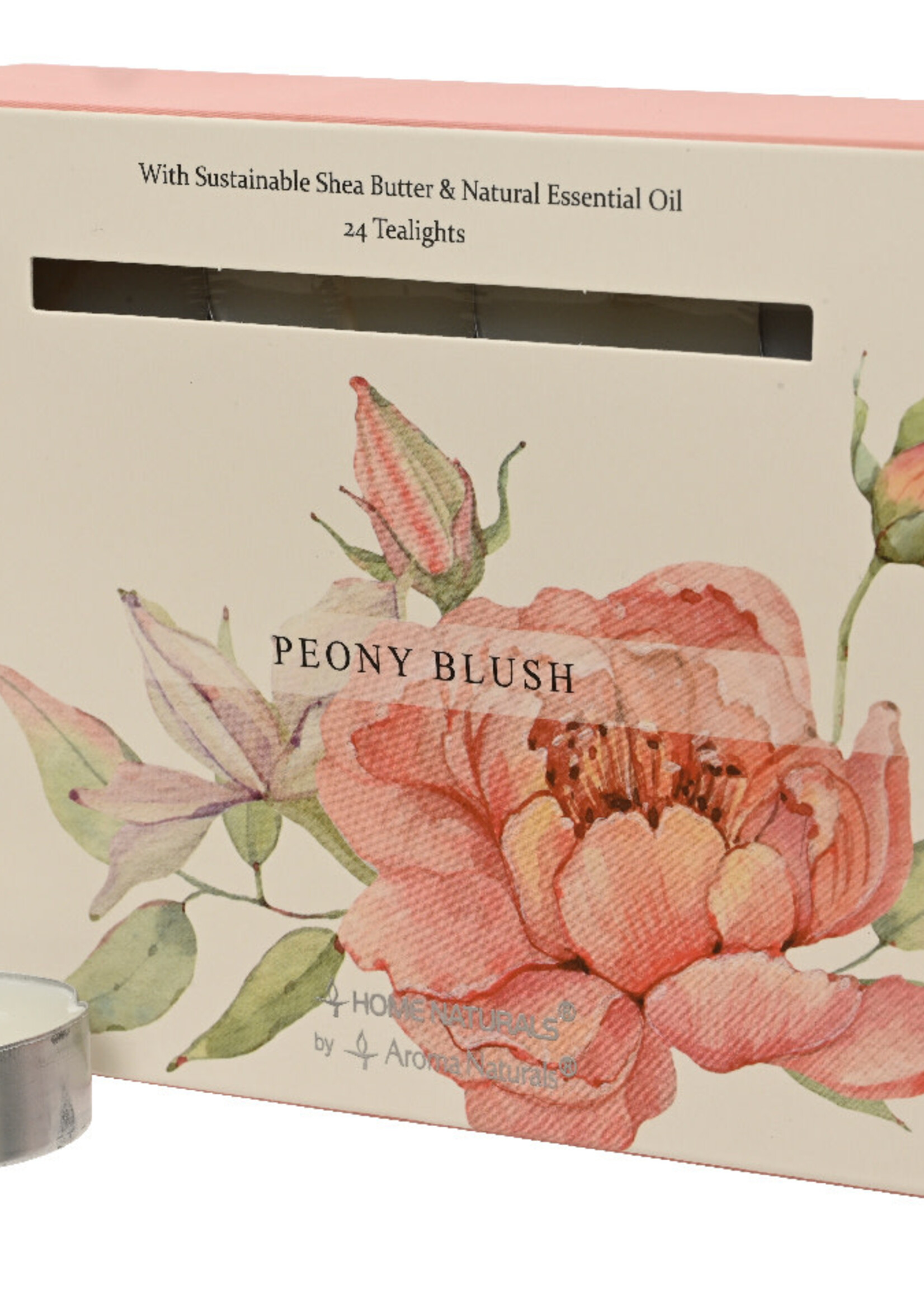 Decoris Peony Blush Tealights 4 Hours