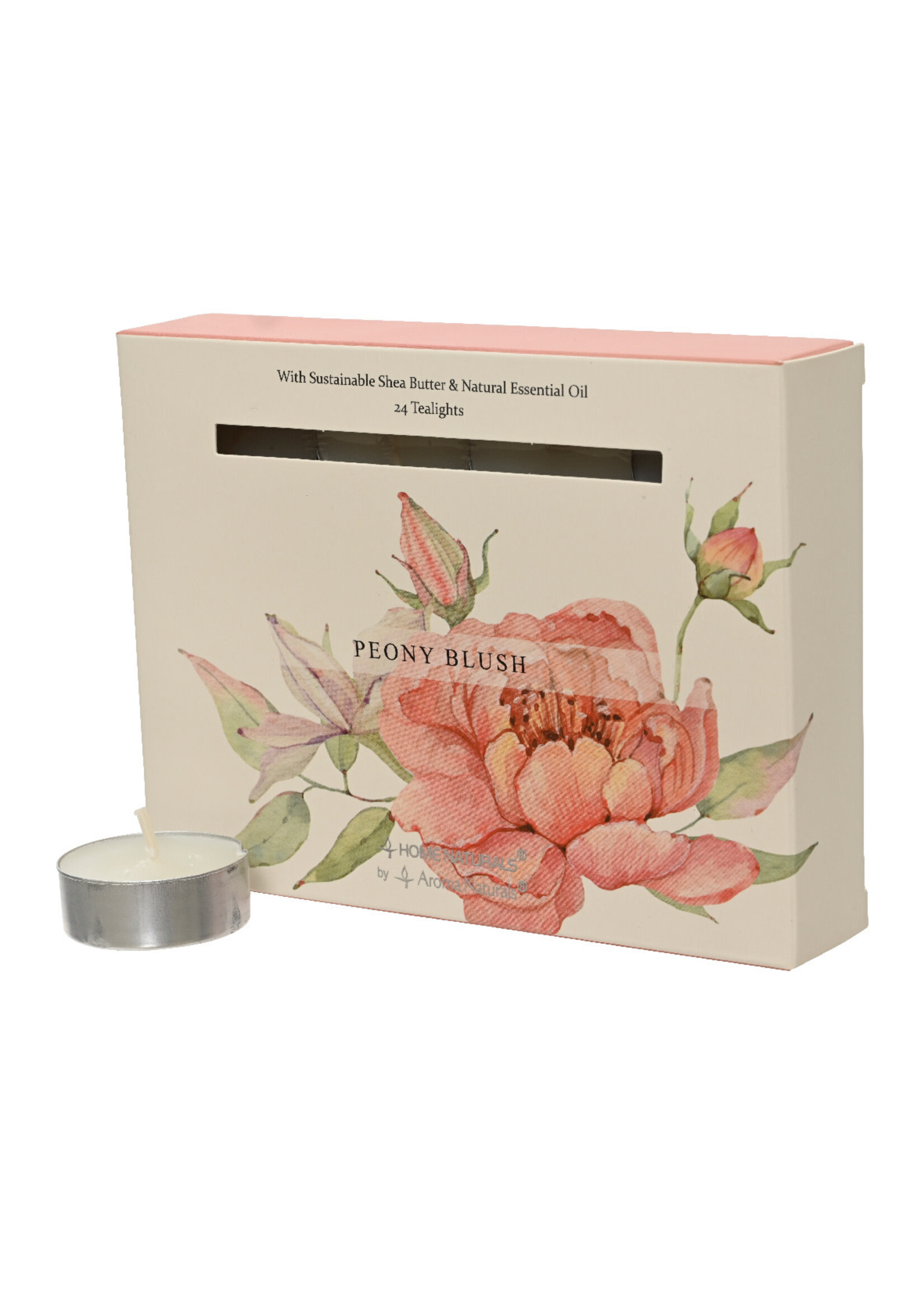 Decoris Peony Blush Tealights 4 Hours