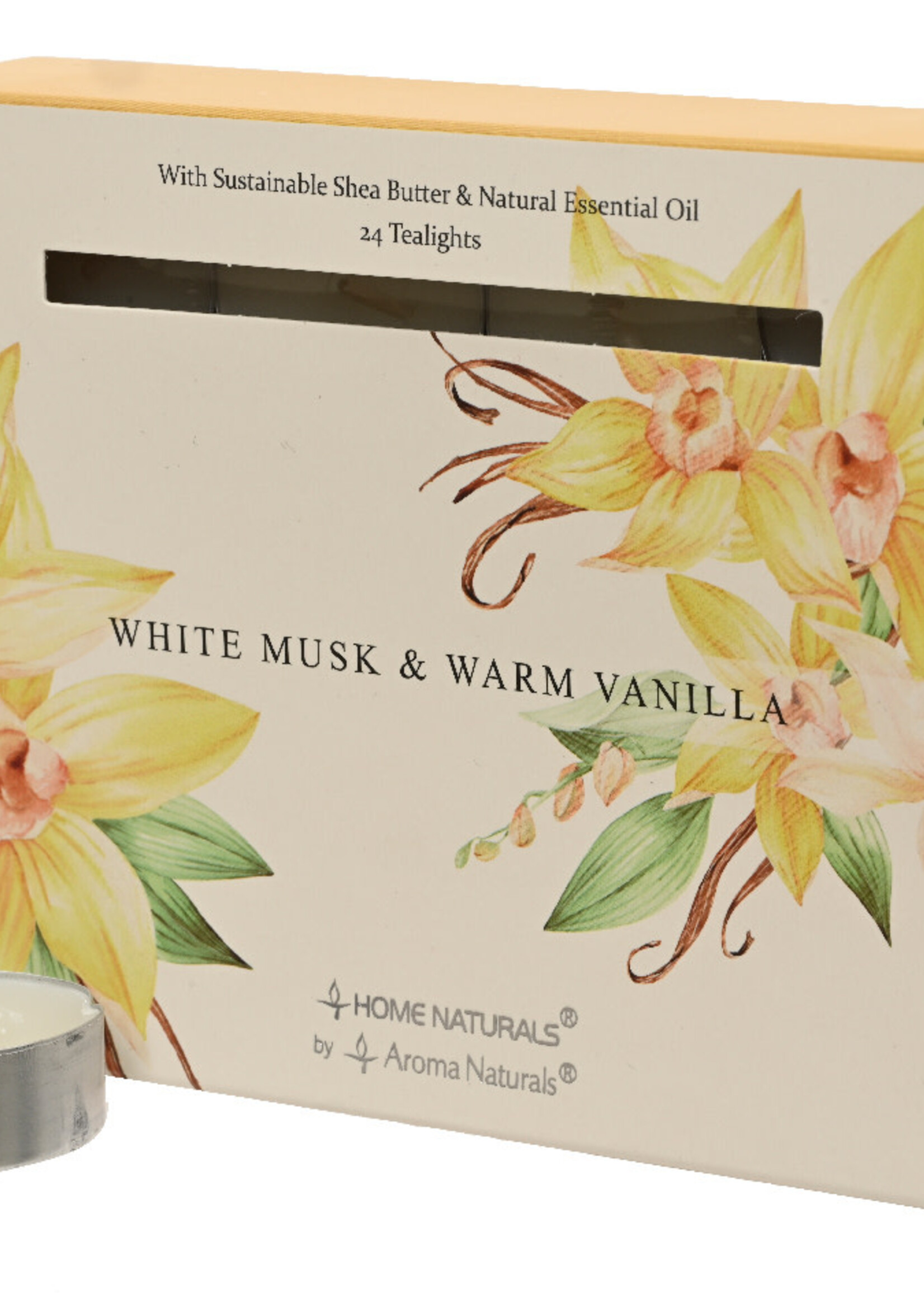 Decoris White Musk And Warm Vanilla Tealights  4 Hours