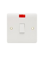 Securlec Securlec Double Pole Switch & Pilot Light 1 Gang 20A