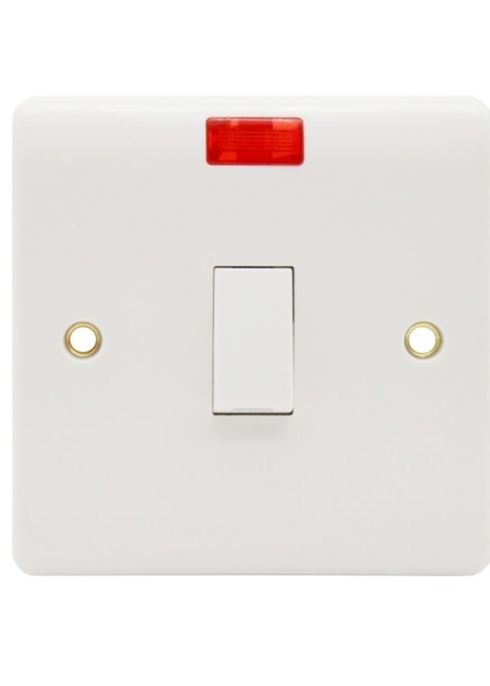 Securlec Securlec Double Pole Switch & Pilot Light 1 Gang 20A