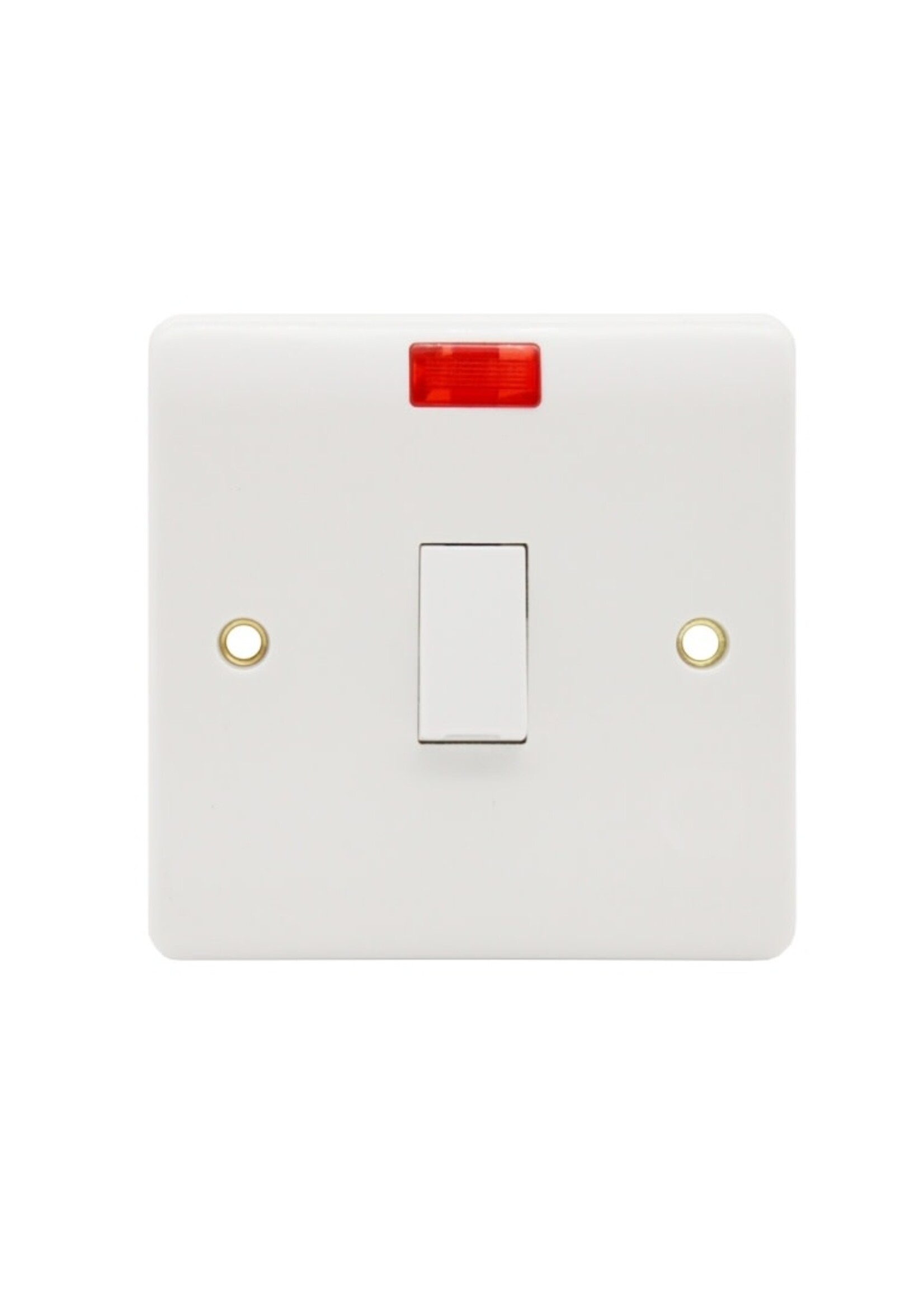 Securlec Securlec Double Pole Switch & Pilot Light 1 Gang 20A