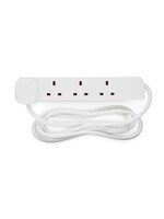Securlec Extension Lead 4 Gang White 2m 13A