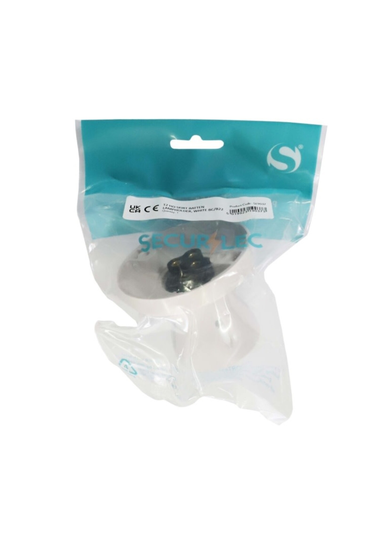 Securlec Securlec Batten Lampholder HO Skirt White B22 / BC
