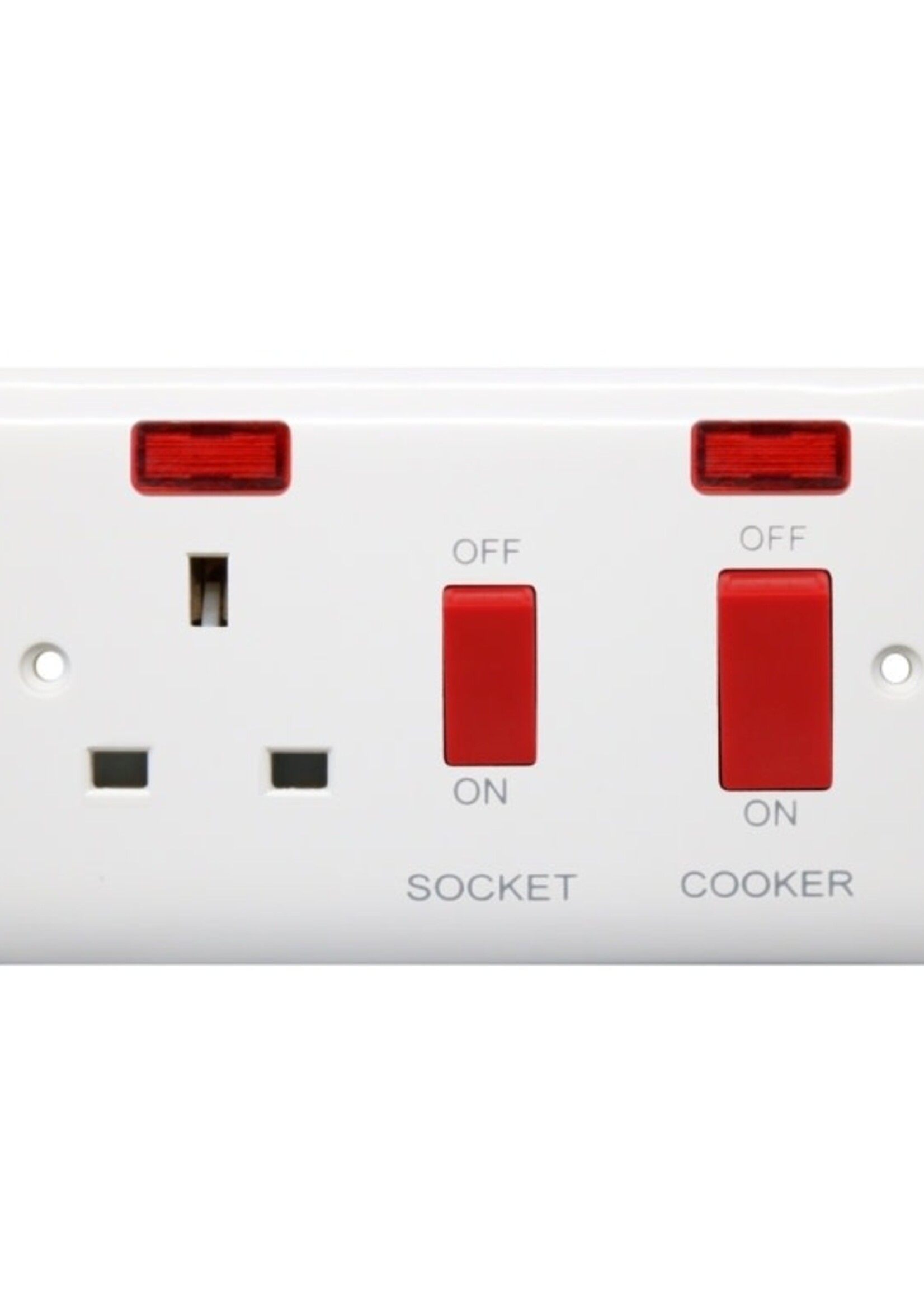 Securlec Securlec Cooker Switch & Socket Double Pole 13 Amp
