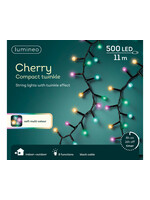 Lumineo Soft Multi Coloured Cherry Ball 500 LED Lights  Indoor/outdoor