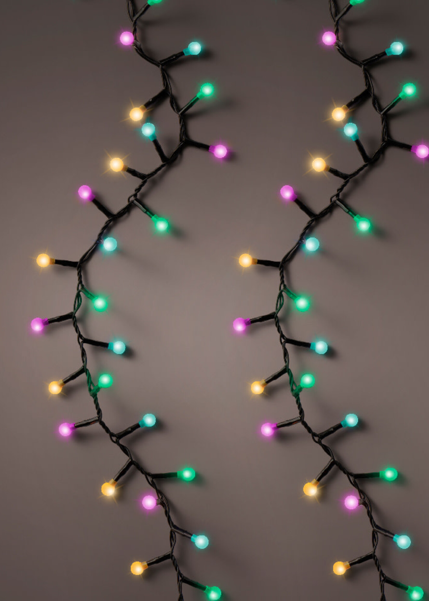 Lumineo Soft Multi Coloured Cherry Ball 500 LED Lights  Indoor/outdoor