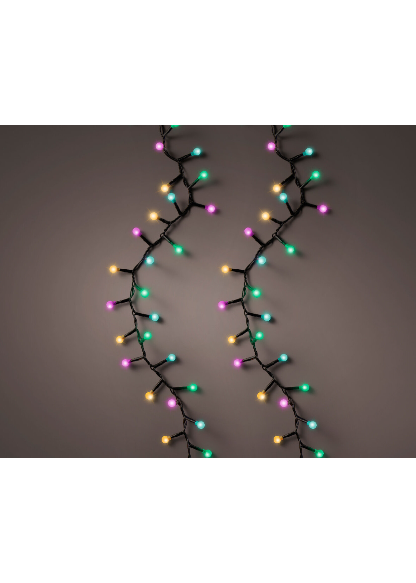 Lumineo Soft Multi Coloured Cherry Ball 500 LED Lights  Indoor/outdoor