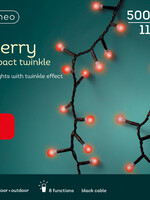 Lumineo Red Coloured Cherry Ball 500 LED Lights Indoor/outdoor