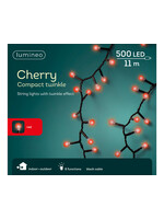 Lumineo Red Coloured Cherry Ball 500 LED Lights Indoor/outdoor