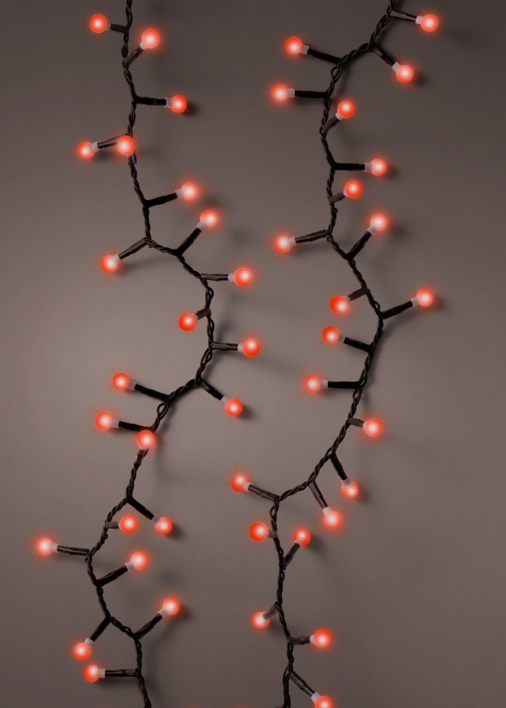 Lumineo Red Coloured Cherry Ball 500 LED Lights Indoor/outdoor
