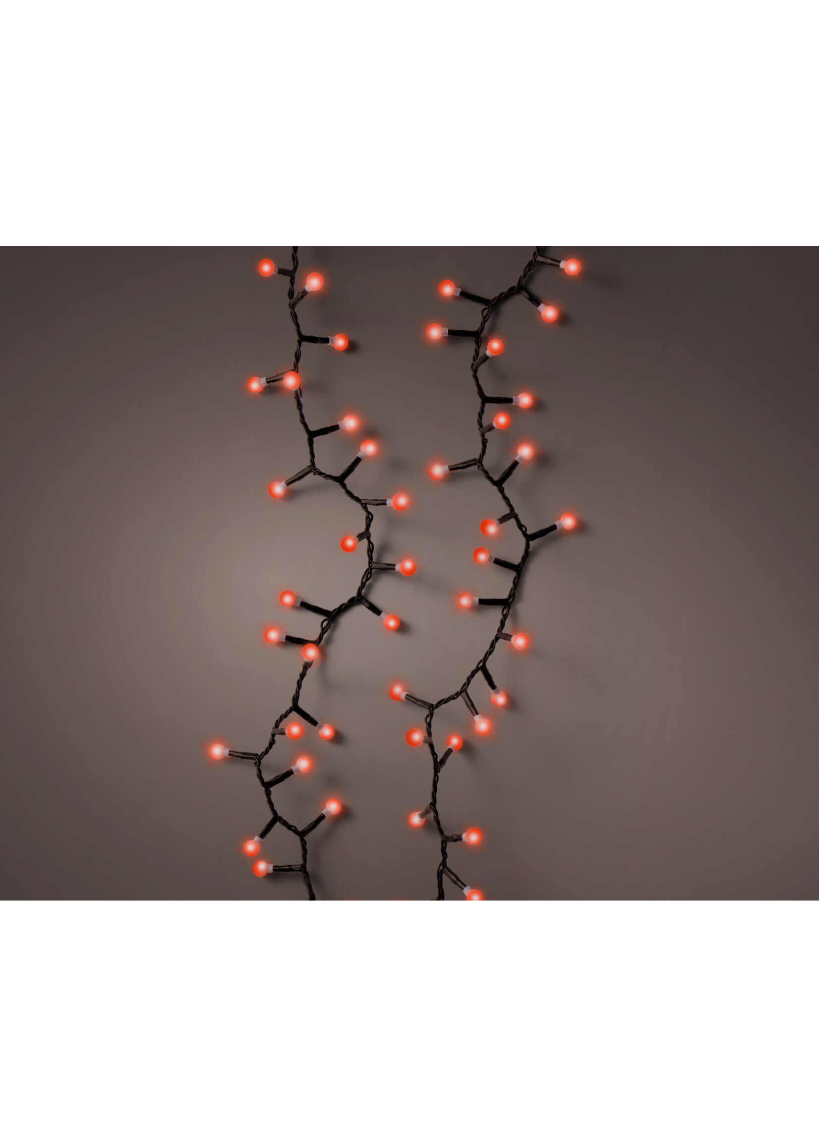 Lumineo Red Coloured Cherry Ball 500 LED Lights Indoor/outdoor