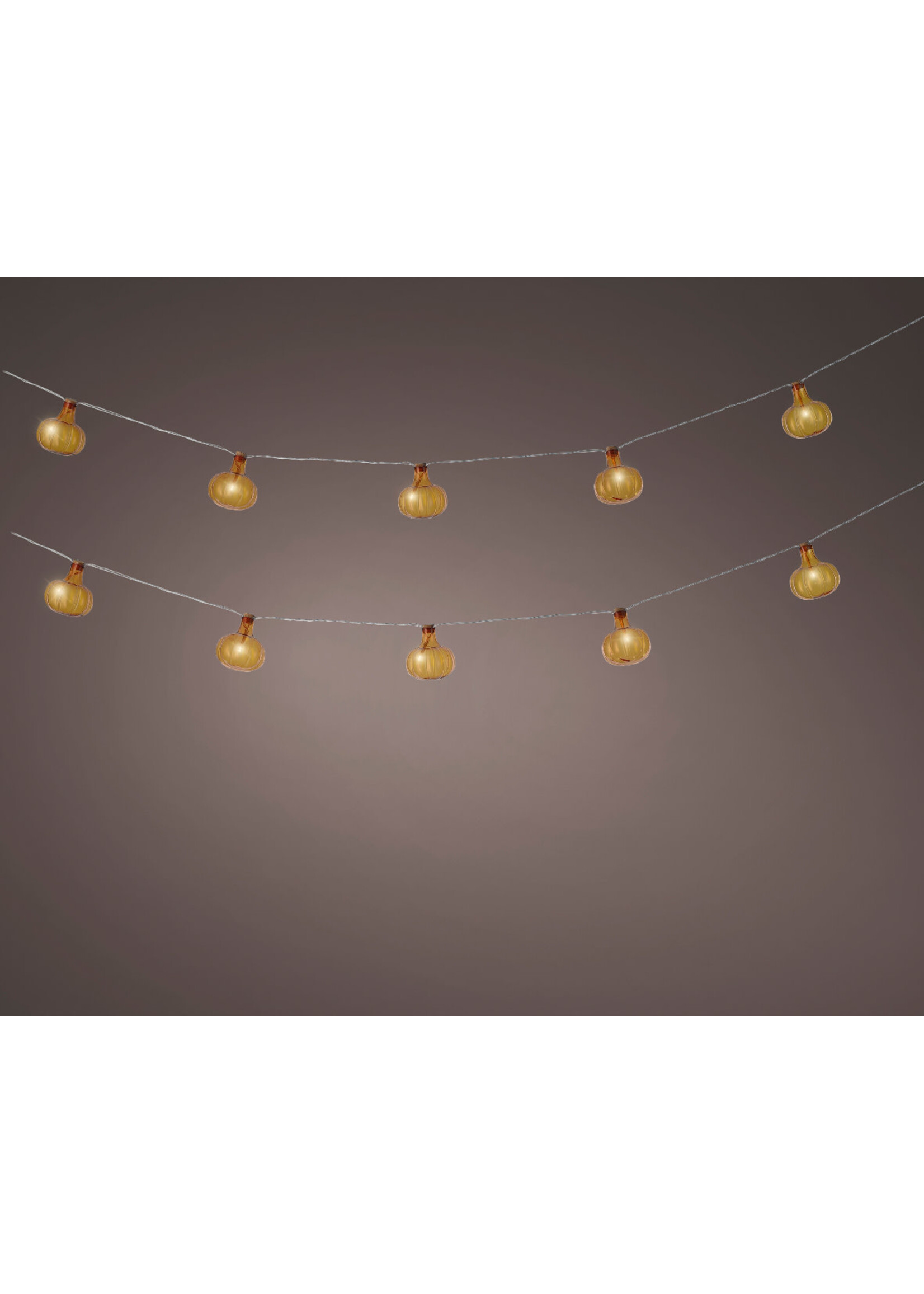 Lumineo Pumpkin Lights 8 LEDs Battery 1.4m