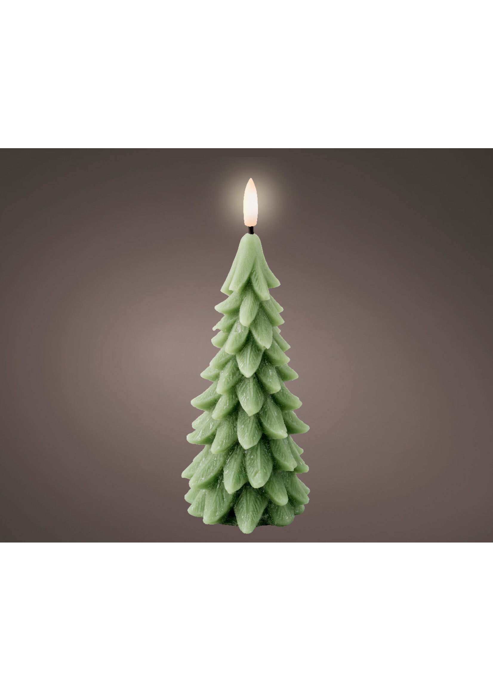 Lumineo Tree Shape Candle LED Battery 19cm