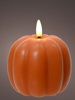 Lumineo Pumpkin Candle LED Battery 10cm
