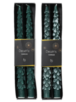 Decoris Green Tree Shape Dinner Candle 2 Colours (Price is for one)