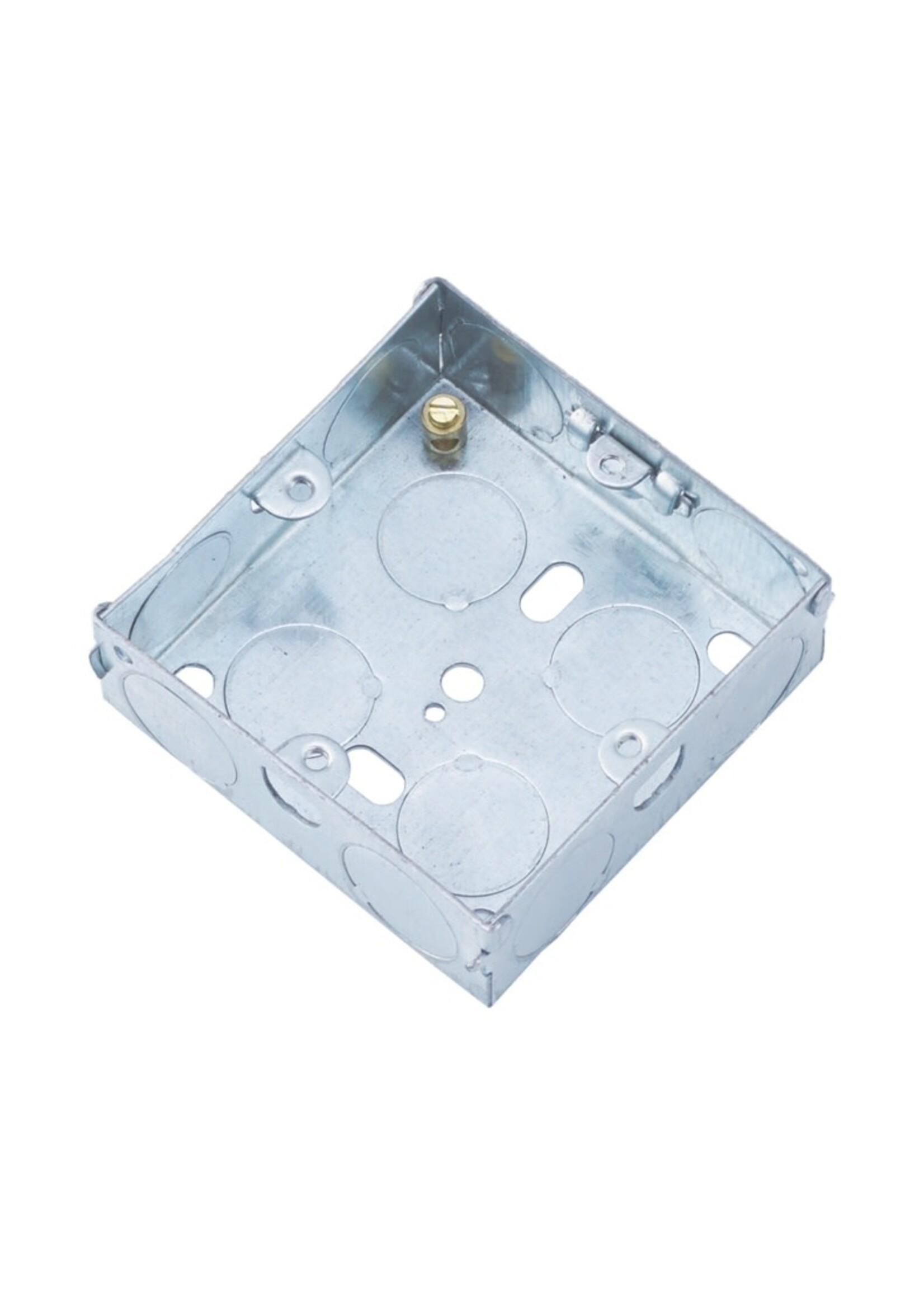 Securlec Securlec Metal Back Box 1 Gang 25mm Deep