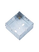 Securlec Securlec Metal Back Box 1 Gang 35mm Deep