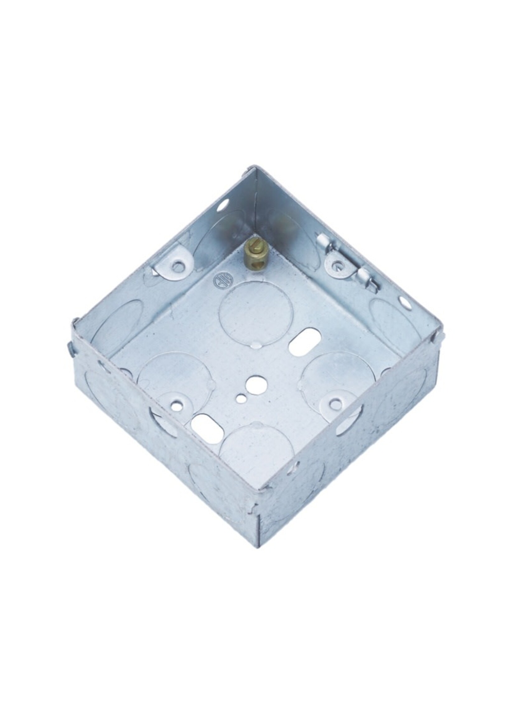 Securlec Securlec Metal Back Box 1 Gang 35mm Deep