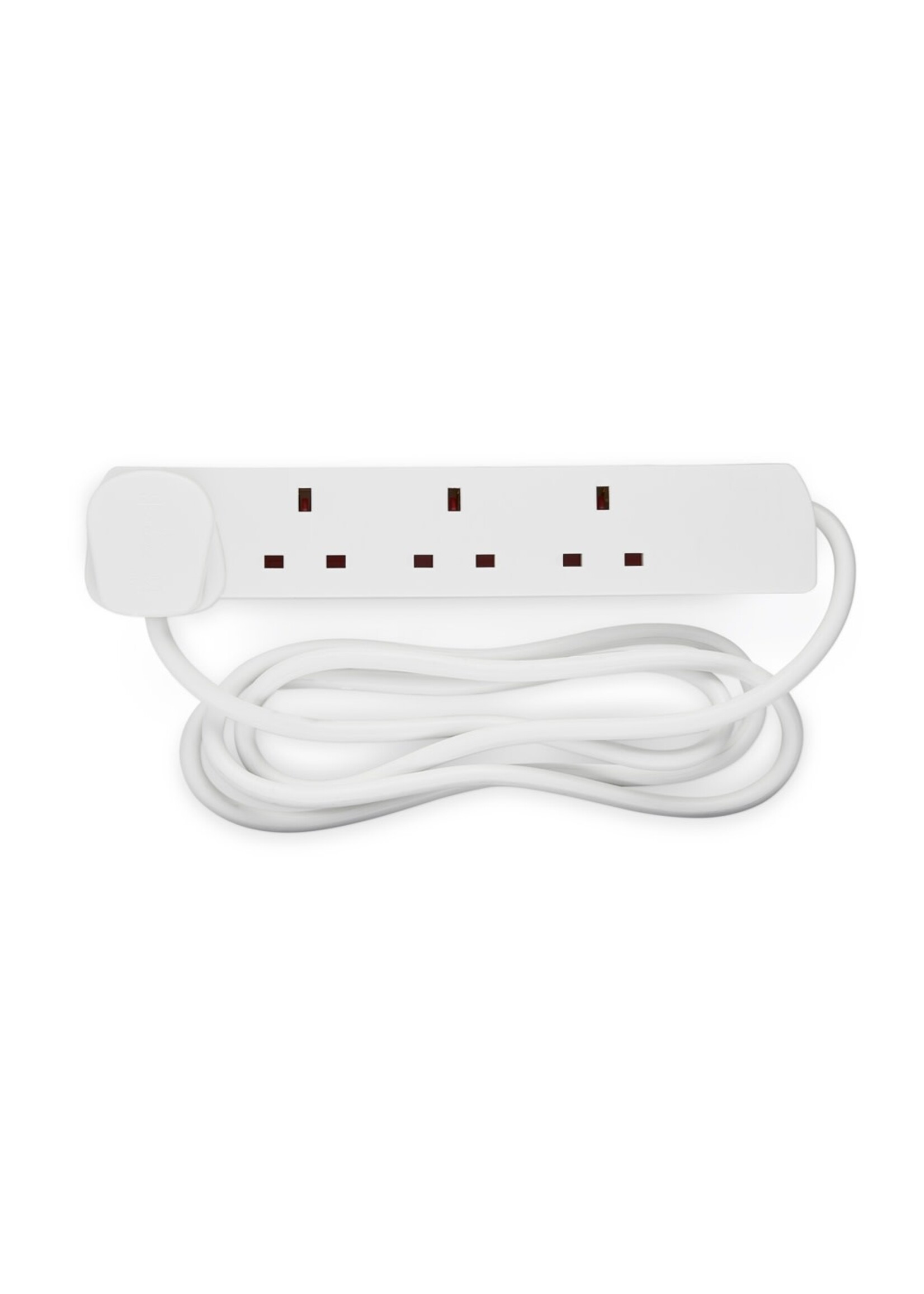 Securlec Extension Lead 4 Gang White (L)2m 13A