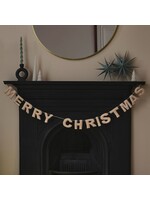 Ginger Ray Blush Pink Felt Merry Christmas Bunting