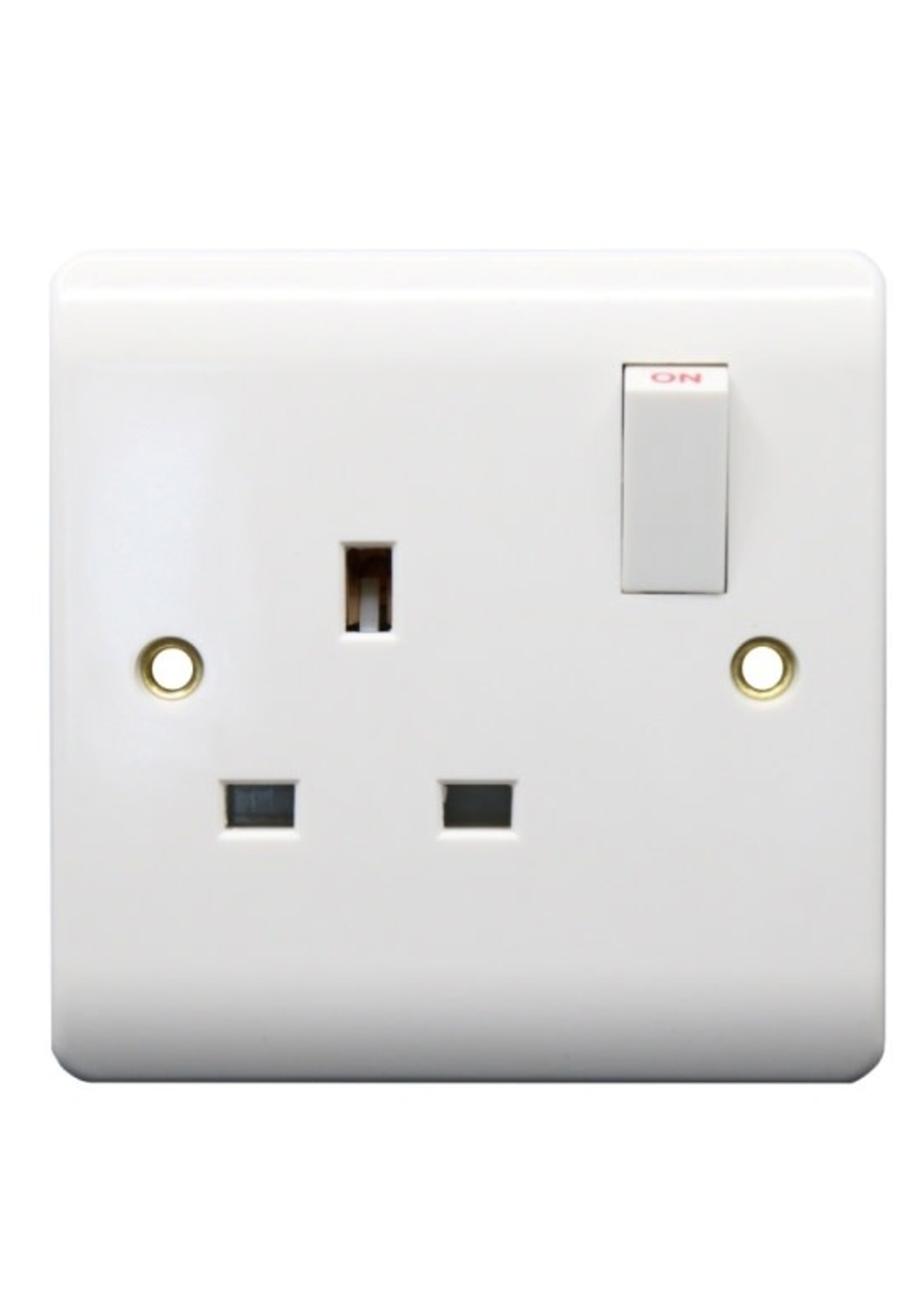 Securlec Securlec Switched Socket Double Pole White 1 Gang 13A