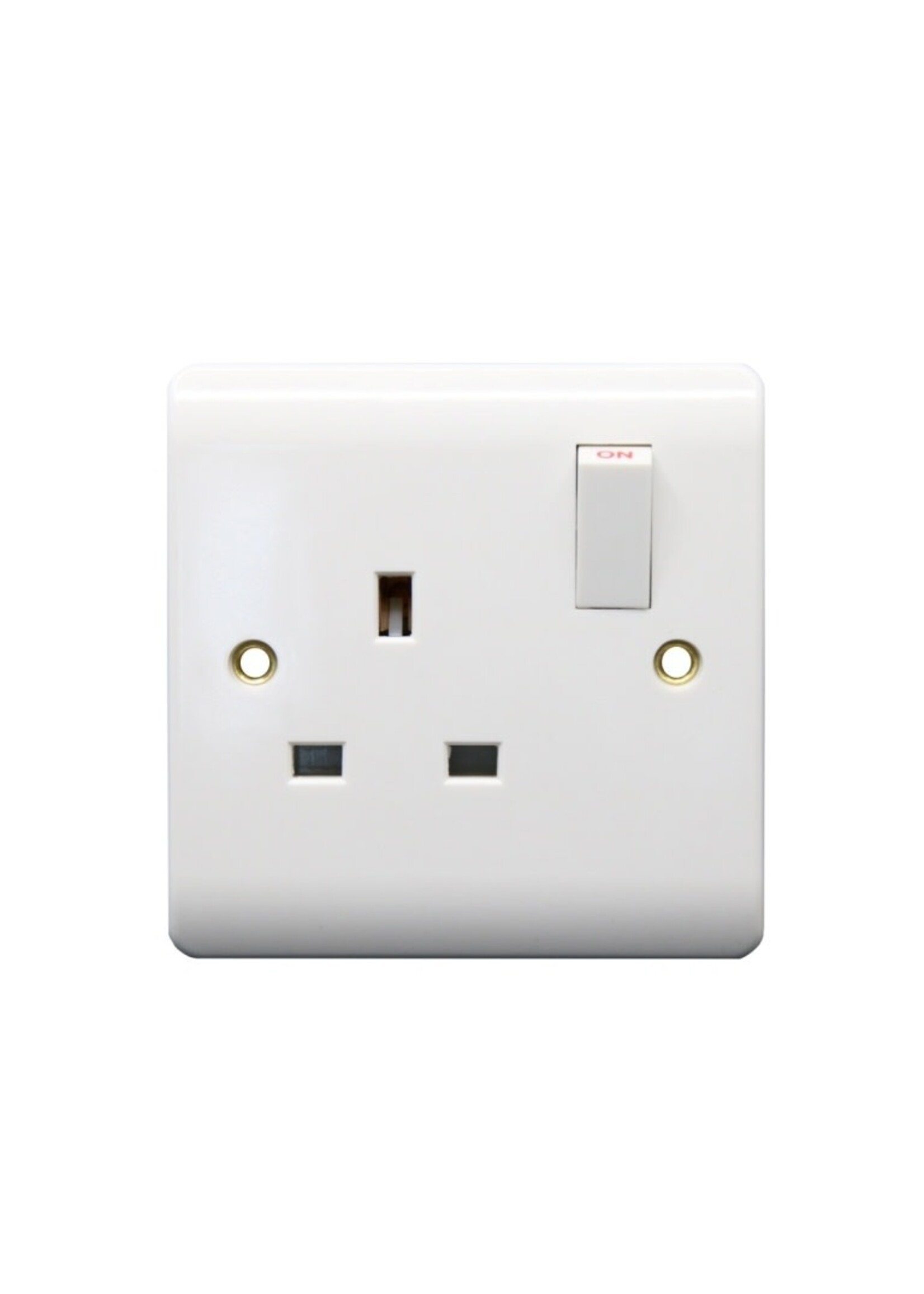 Securlec Securlec Switched Socket Double Pole White 1 Gang 13A