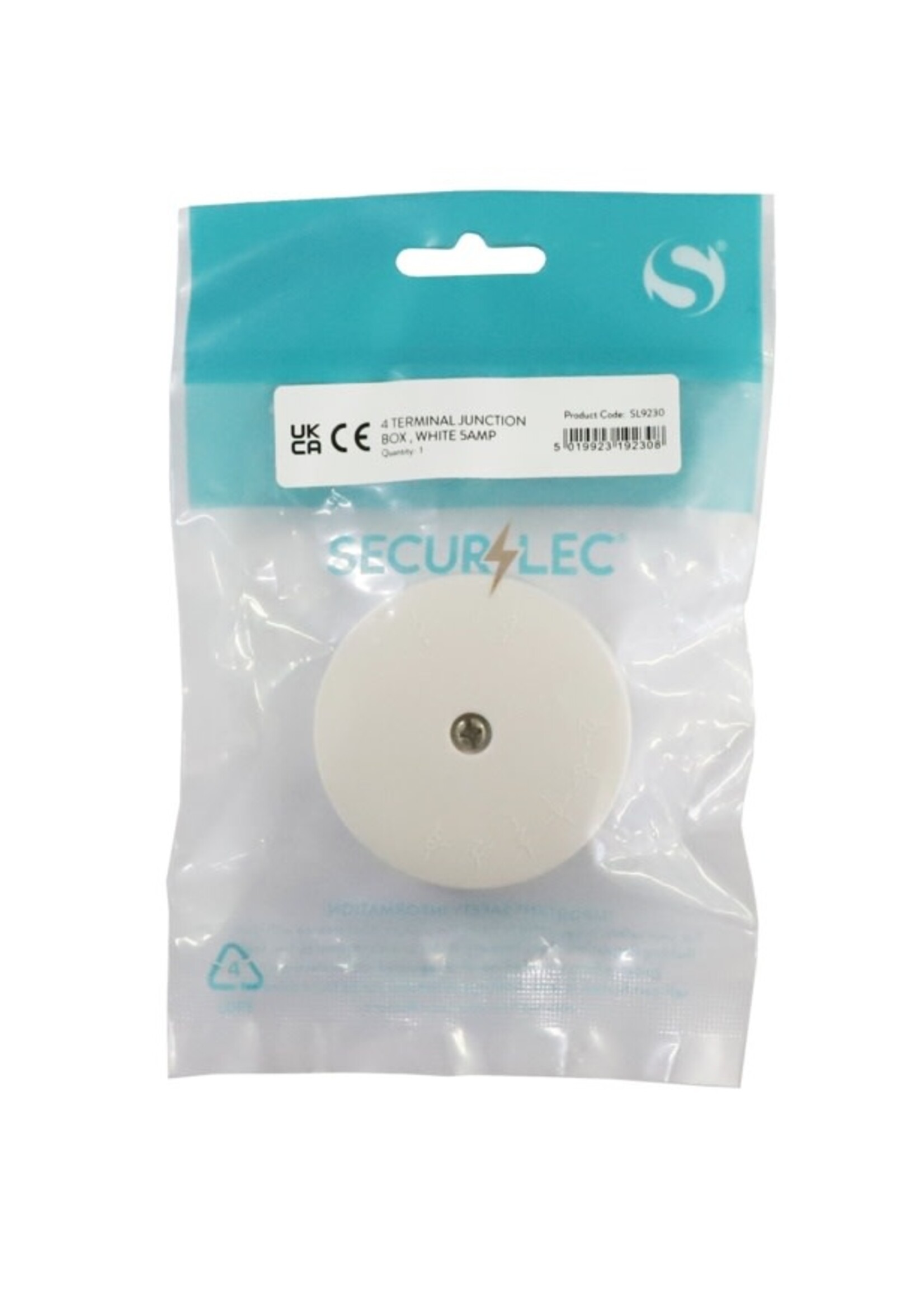 Securlec Securlec Junction Box White 4 Terminal 5A