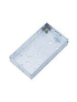 Securlec Securlec Metal Back Box 2 Gang 35mm Deep