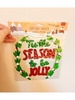 CGB Tis The Season Window Sticker reusable Christmas Window Sticker