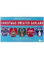Talking Tables Christmas jumper garland - Novelty knitted Naff-Ness3 m double sided paper garland 10 pendants