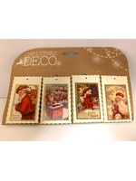 Kaemingkx8 Christmas themed Gift tag 4 assorted 5x8cm