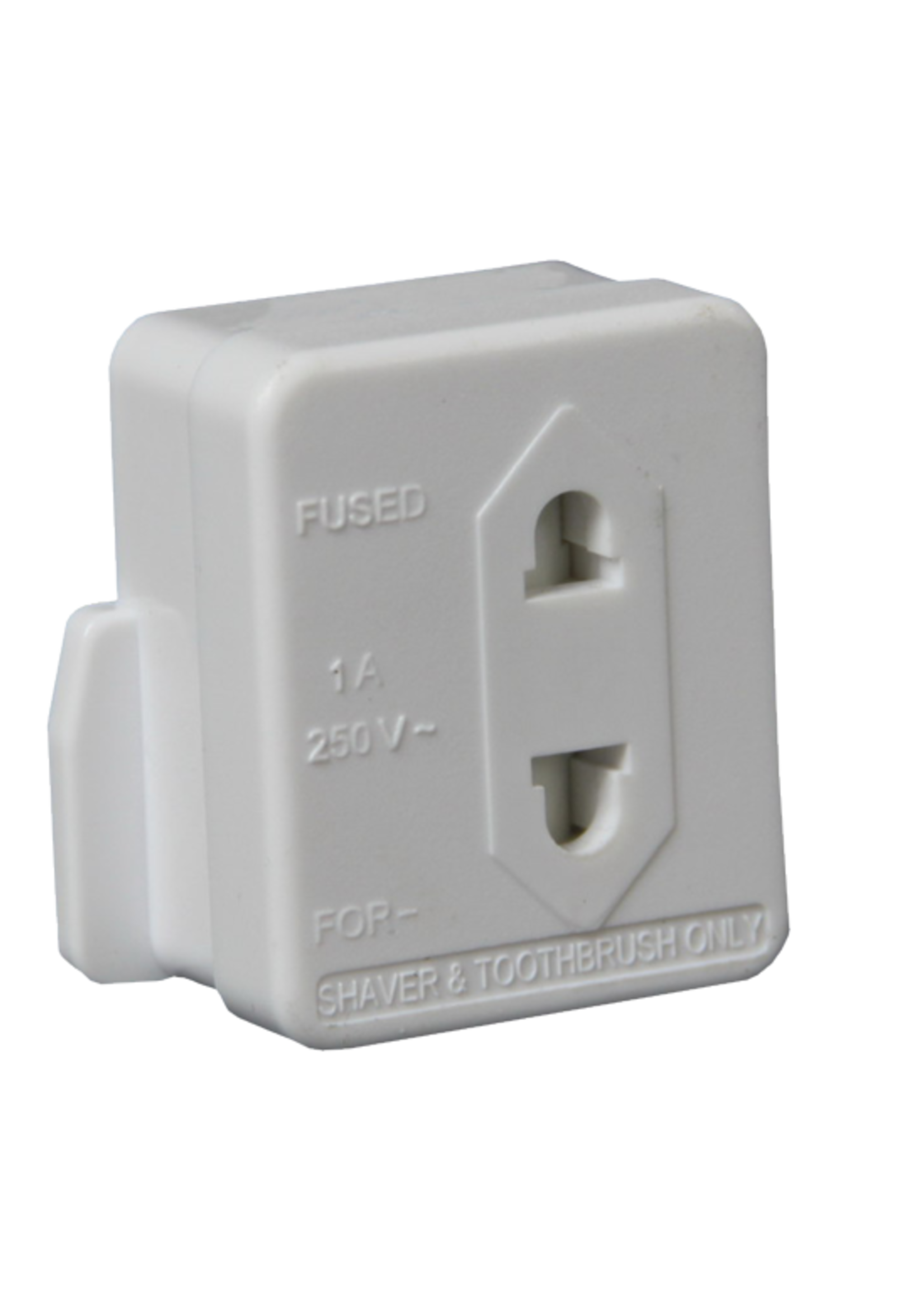 Securlec Securlec Shaver & Toothbrush Adaptor Fused White 1A