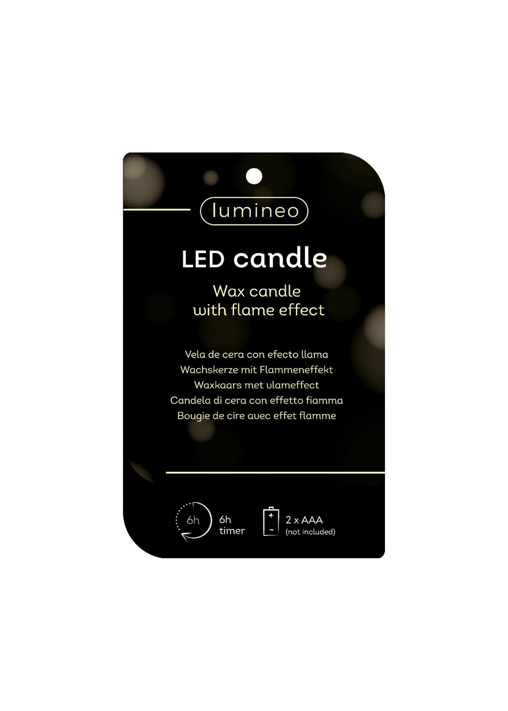 Lumineo Tree Shape Battery Dinner Candle LED