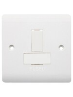 Securlec Securlec Switched Fused Spur Double Pole 1 Gang 13A
