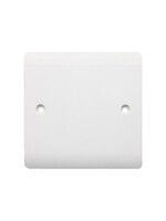 Securlec Securlec Blanking Plate Round Edge White 1 Gang