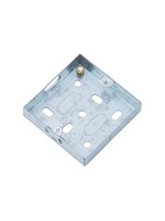 Securlec Securlec Metal Back Box 1 Gang 16mm Deep