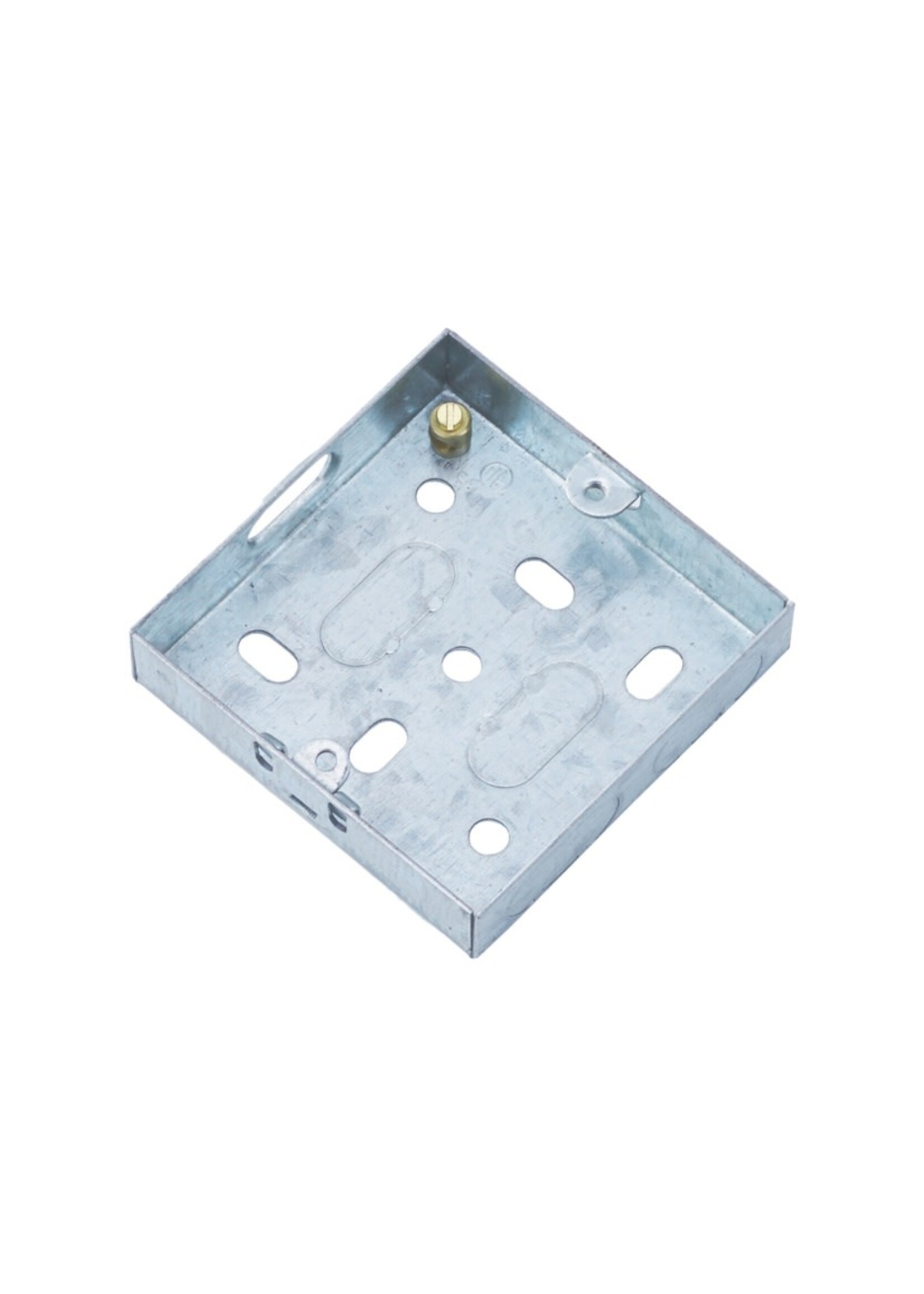 Securlec Securlec Metal Back Box 1 Gang 16mm Deep
